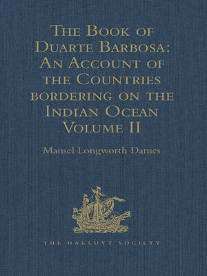 cover image of The Book of Duarte Barbosa